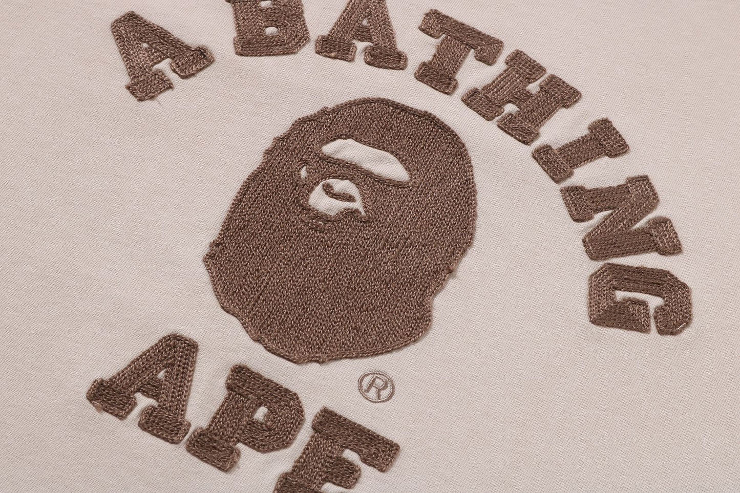 BAPE 刺繡大學T恤裙