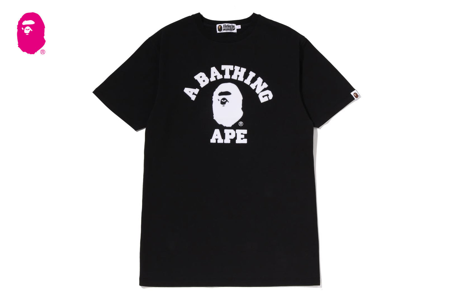 BAPE 大學風格T恤裙