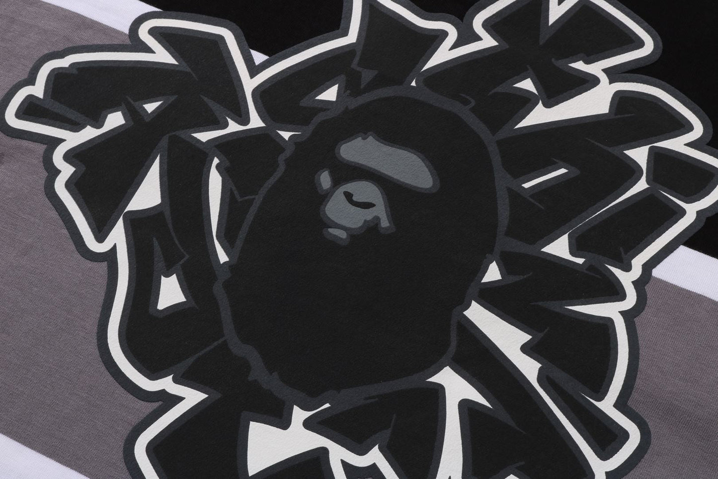 BAPE 彩色拼接寬鬆版型橄欖球短袖POLO