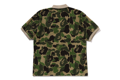 BAPE ABC CAMO PILE JACQUARD 寬鬆版 Polo 衫