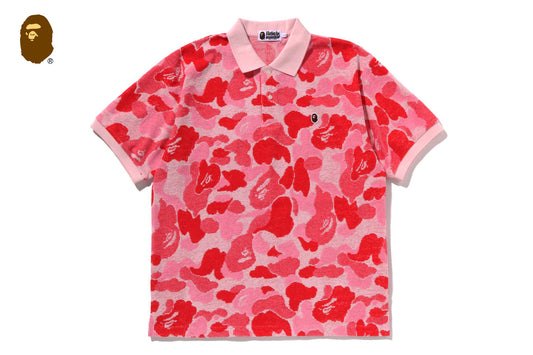BAPE ABC CAMO PILE JACQUARD 寬鬆版 Polo 衫
