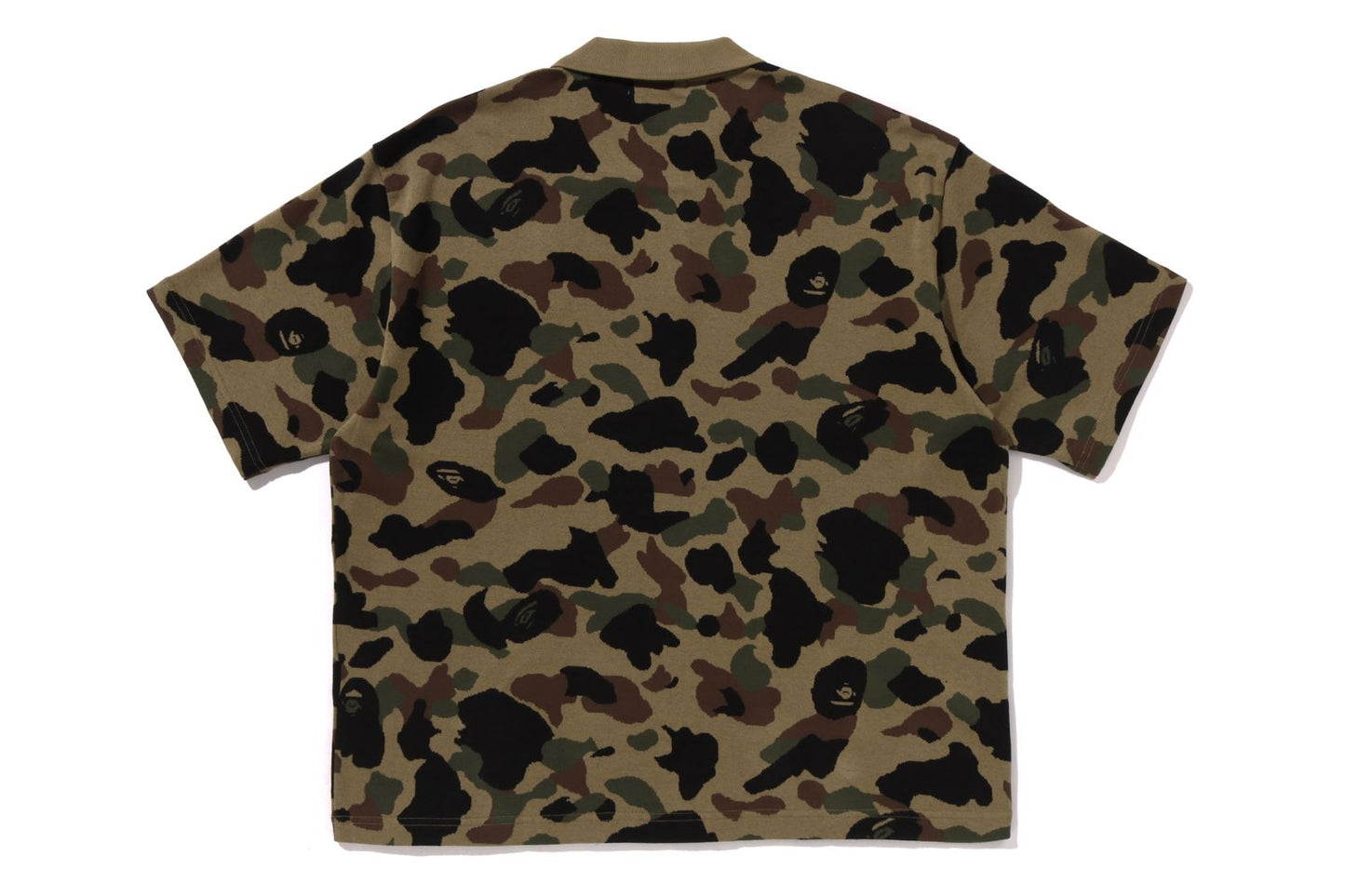BAPE 1ST CAMO JACQUARD LOGO 寬鬆版POLO衫