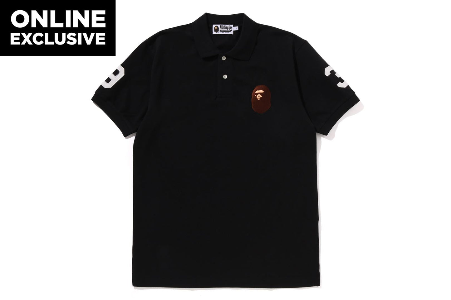 BAPE LARGE APE HEAD POLO