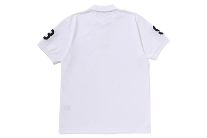 BAPE 大猩猩頭部刺繡 polo 衫