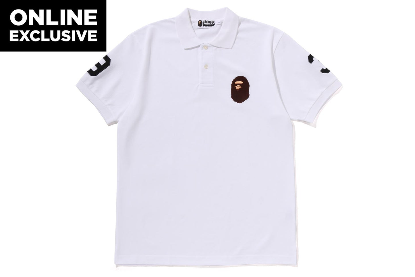 BAPE LARGE APE HEAD POLO