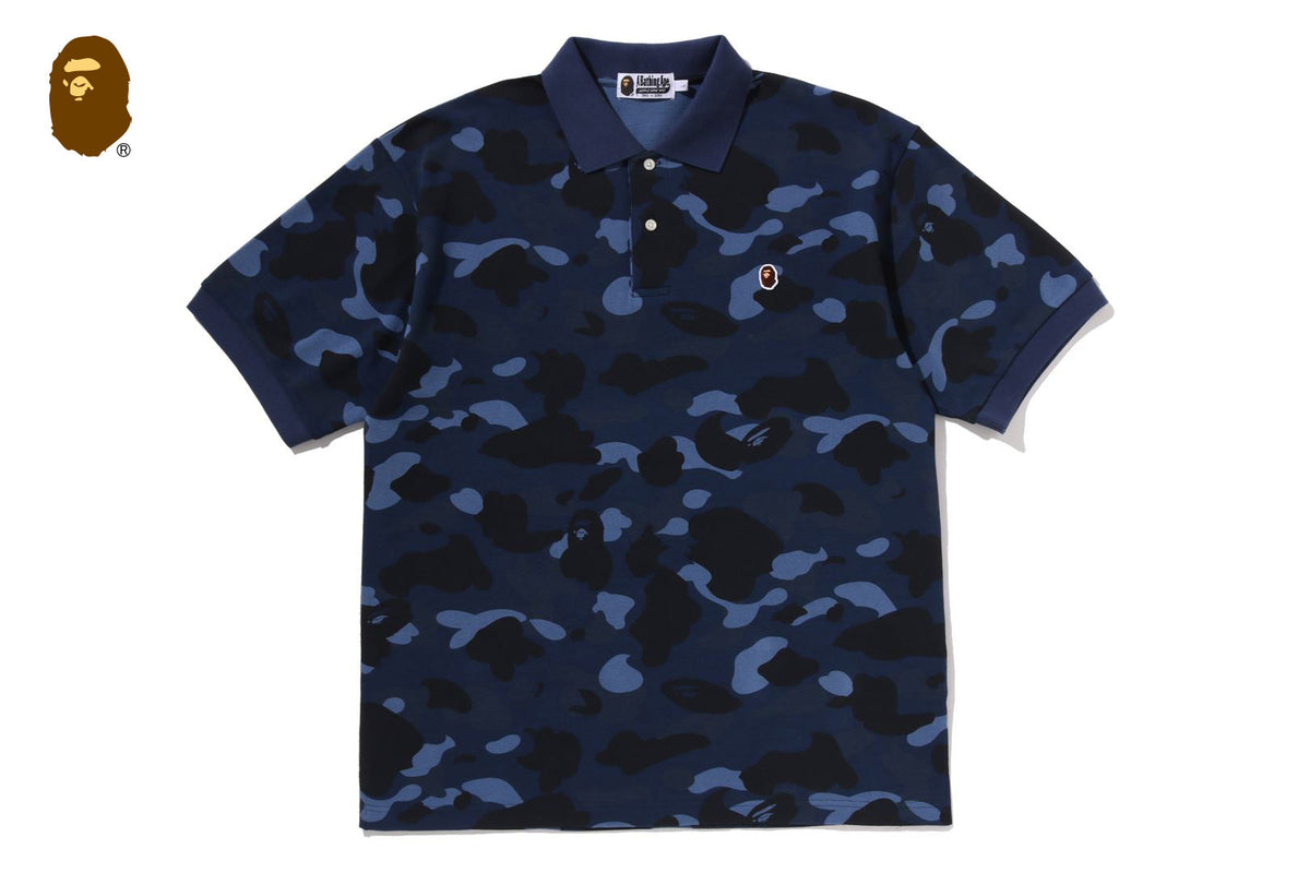 BAPE COLOR CAMO ONE POINT RELAXED FIT POLO