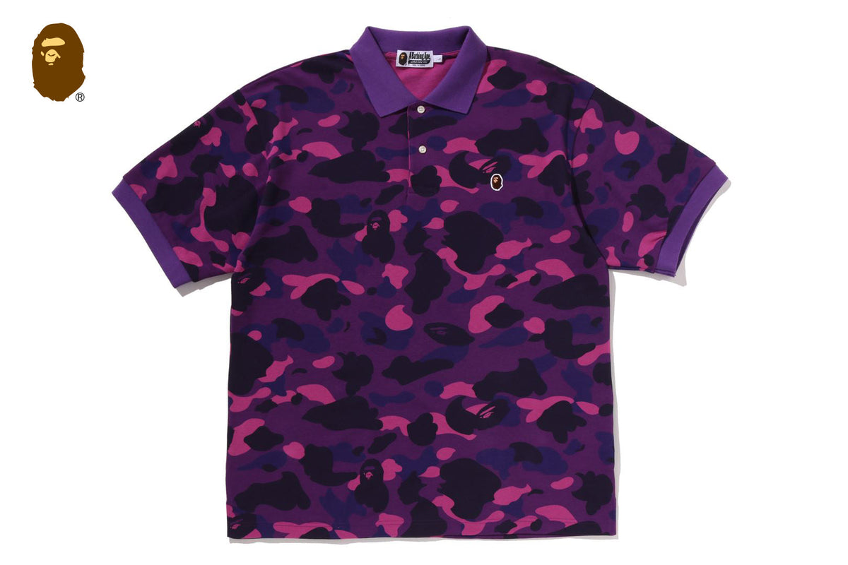 BAPE COLOR CAMO ONE POINT RELAXED FIT POLO
