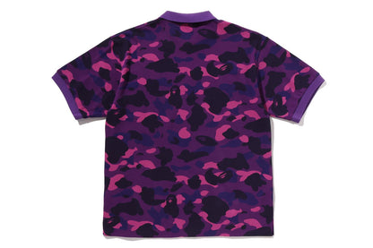 BAPE COLOR CAMO ONE POINT RELAXED FIT POLO