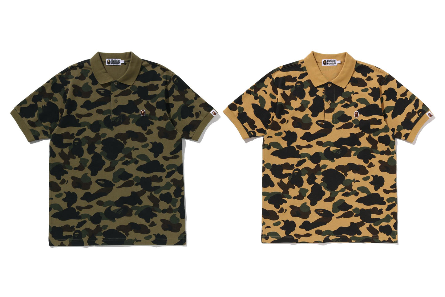 BAPE 1ST CAMO ONE POINT REGULAR FIT POLO SHIRT