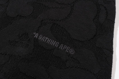 BAPE SOLID CAMO JACQUARD RELAXED FIT POLO SHIRT