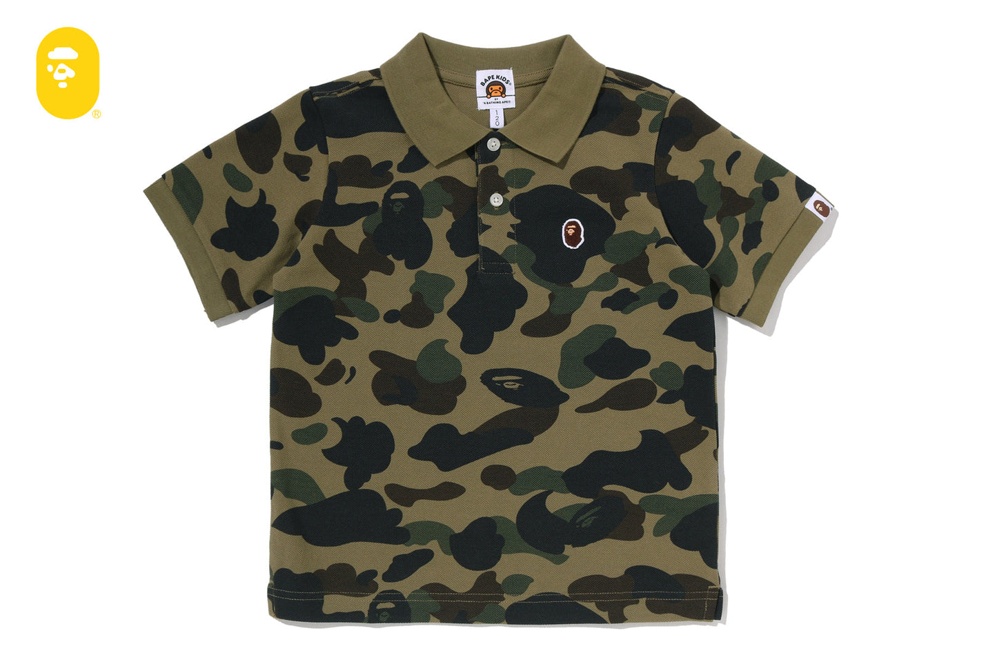 BAPE 1ST CAMO ONE POINT POLO SHIRT