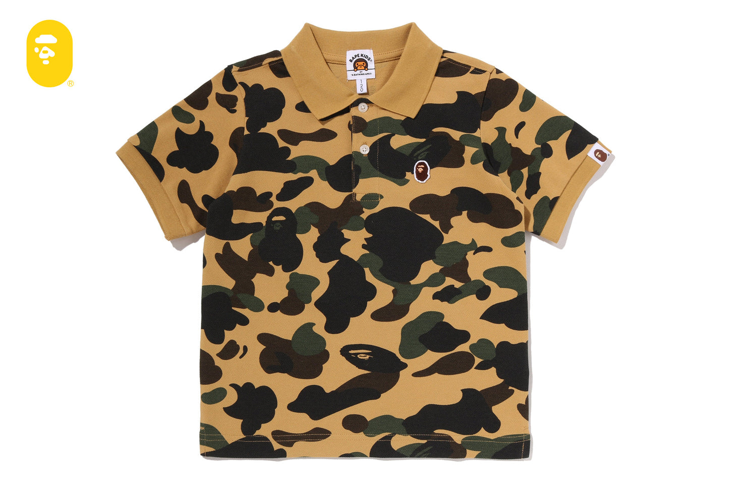 BAPE 1ST CAMO ONE POINT POLO SHIRT