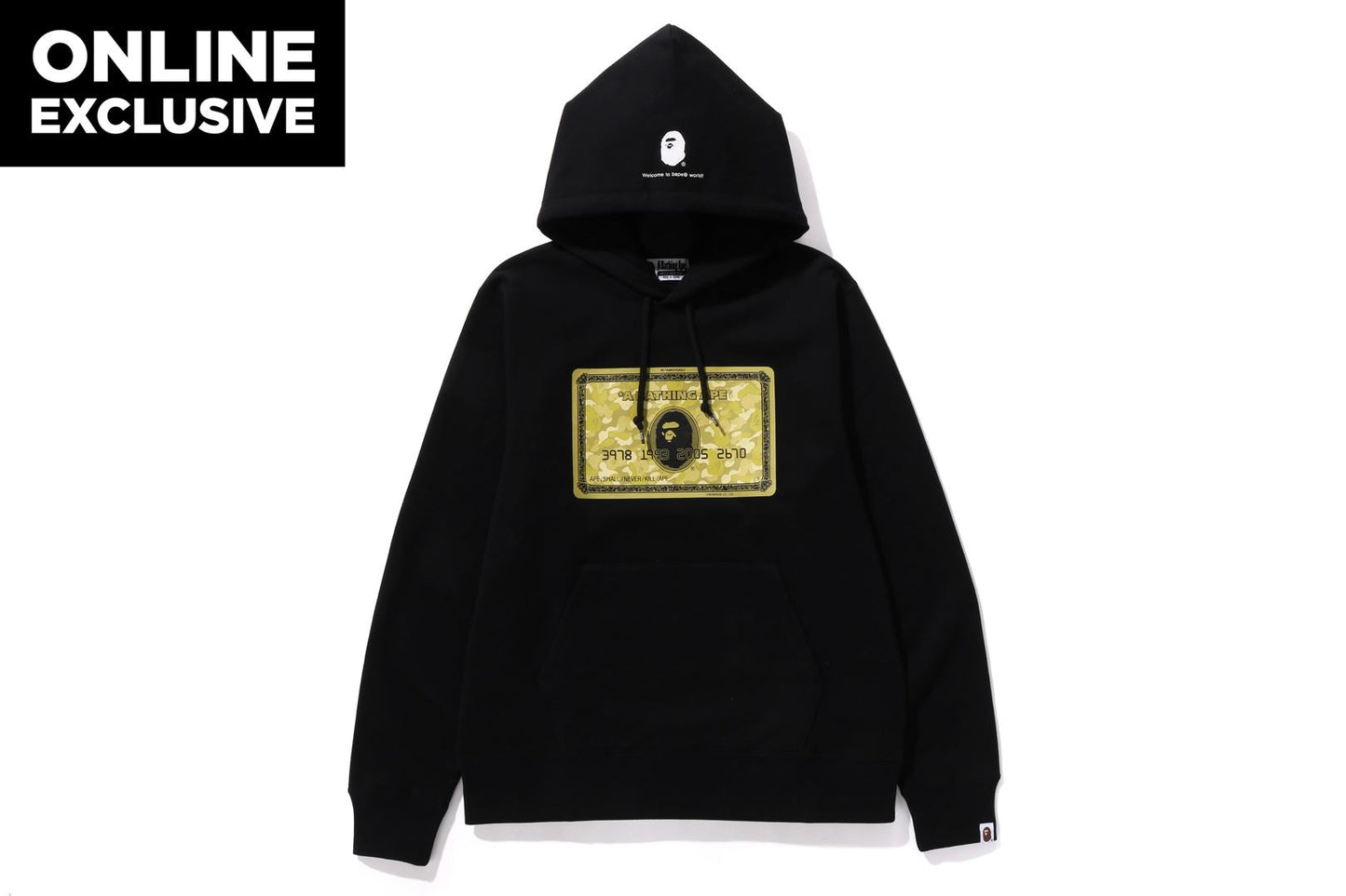 BAPE CARD 拉鍊帽衫