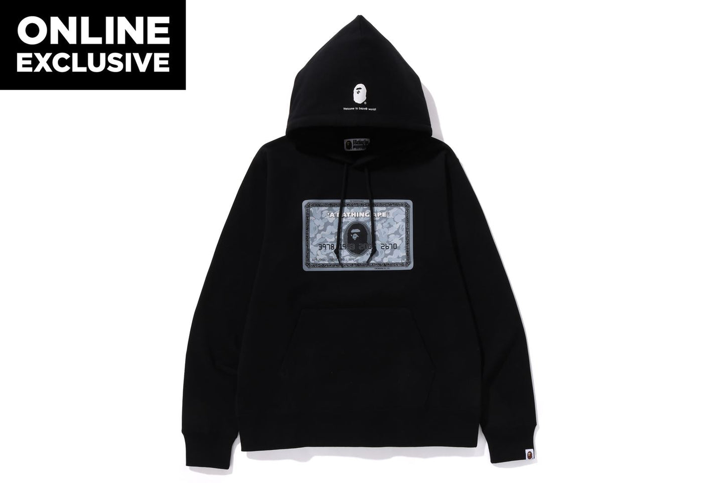 BAPE CARD 拉鍊帽衫