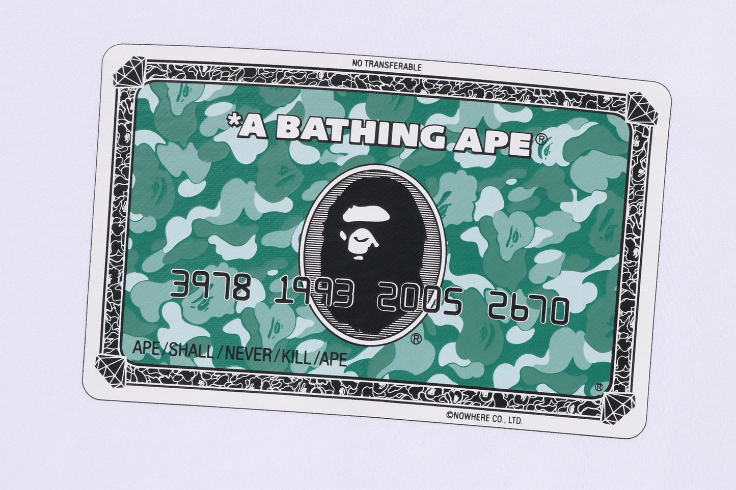 BAPE CARD 拉鍊帽衫