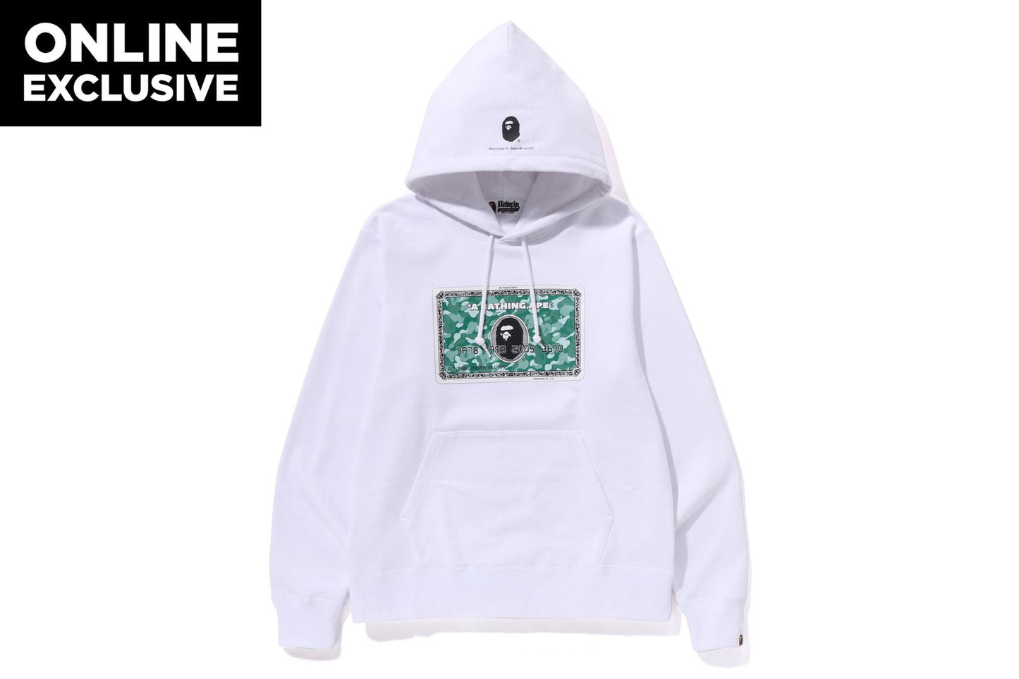 BAPE CARD 拉鍊帽衫