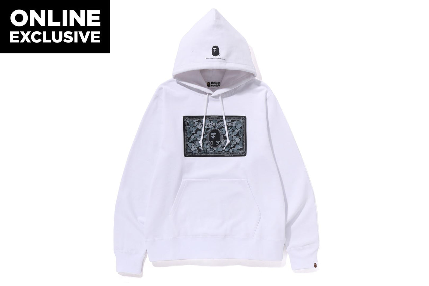 BAPE CARD 拉鍊帽衫