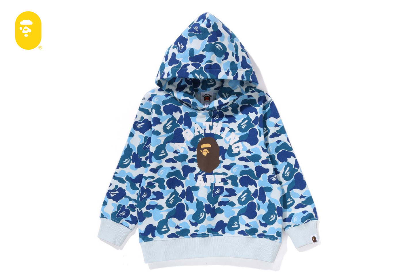 BAPE ABC CAMO 大學風連帽衛衣