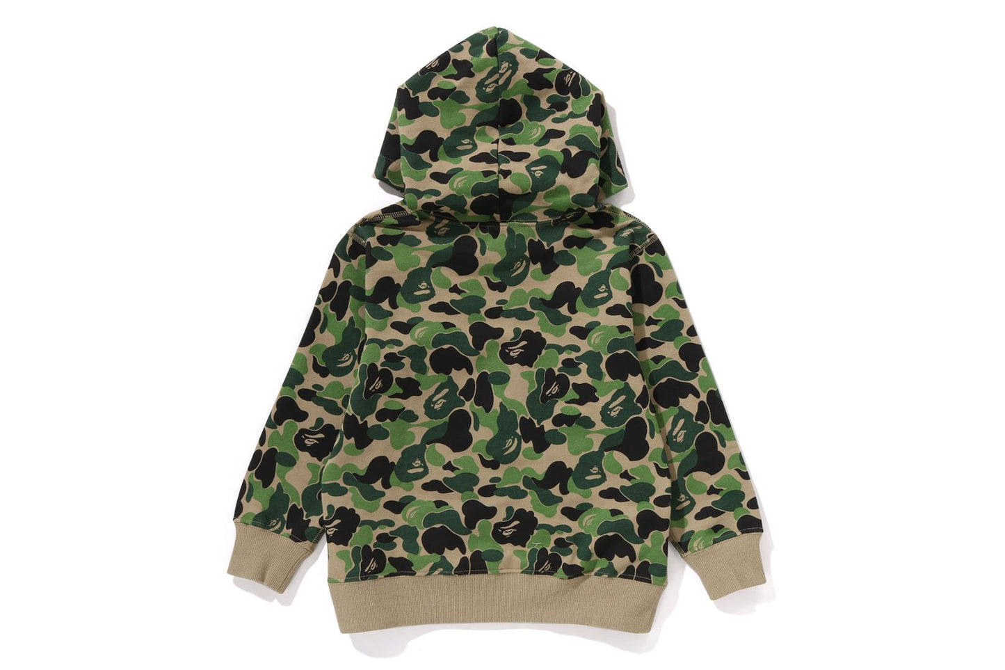 BAPE ABC CAMO 大學風連帽衛衣