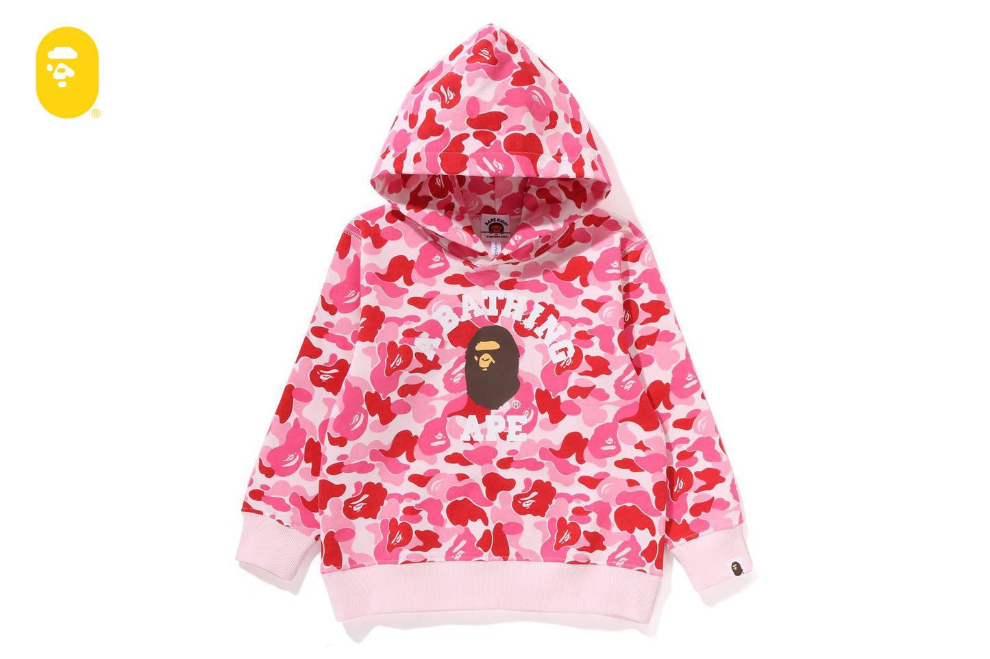 BAPE ABC CAMO 大學風連帽衛衣