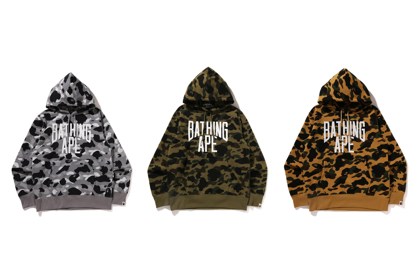 BAPE 1ST CAMO PULLOVER HOODIE