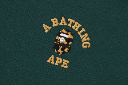 BAPE 1ST CAMO 大學標誌寬鬆版拉鍊帽衫