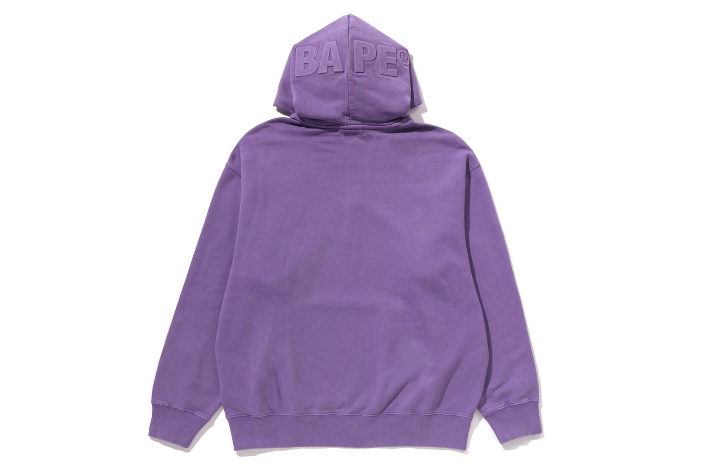 BAPE GARMENT DYE ONE POINT RELAXED FIT PULLOVER HOODIE