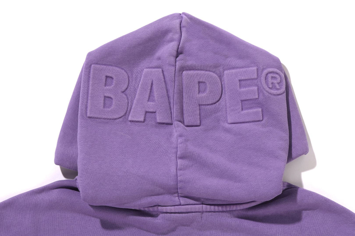 BAPE GARMENT DYE ONE POINT RELAXED FIT PULLOVER HOODIE