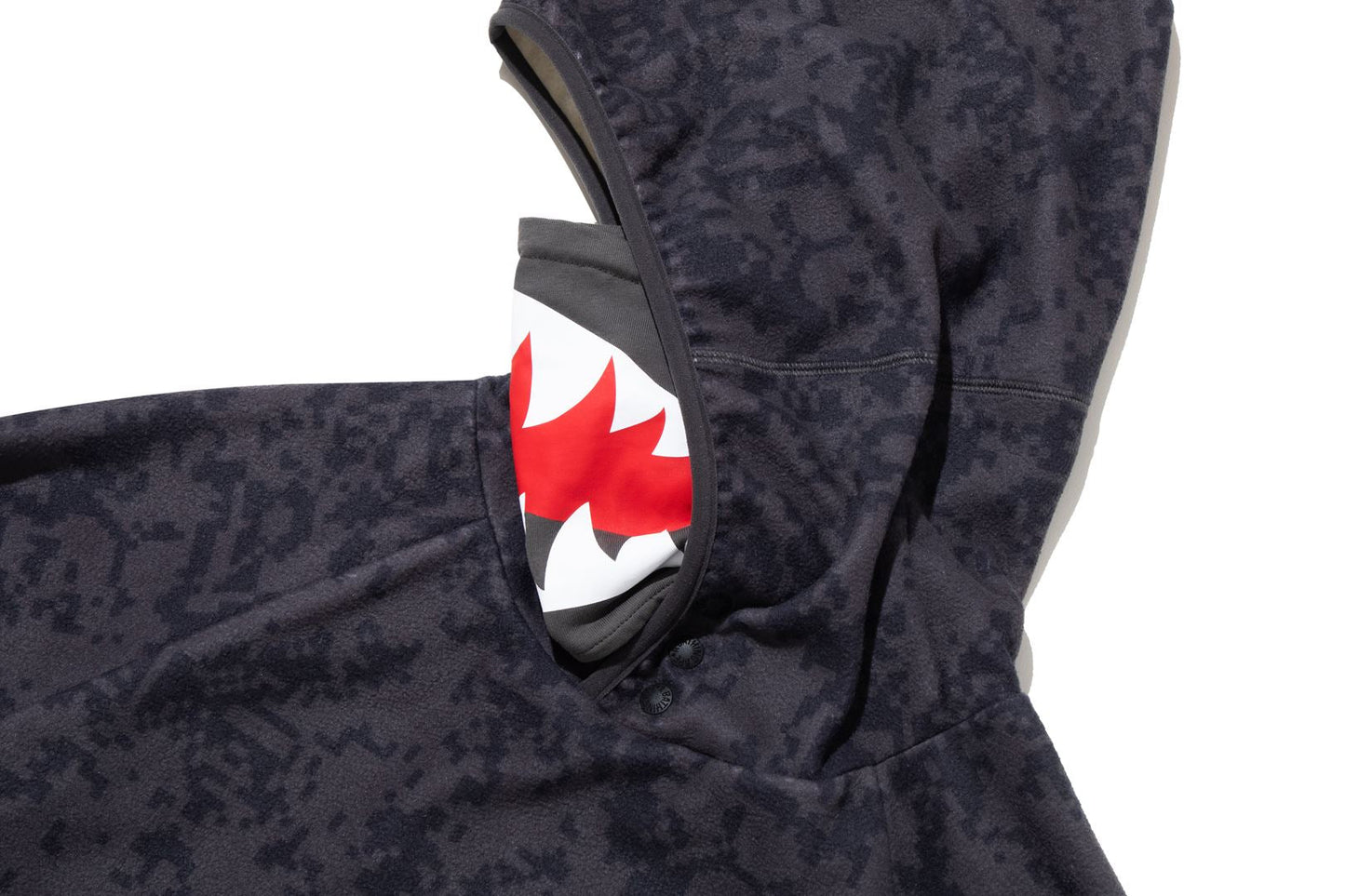 BAPE 【 BAPE BY KAZUKI KURAISHI 】 DIGITAL CAMO MOD SHARK HOODIE