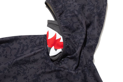 BAPE 【 BAPE BY KAZUKI KURAISHI 】 DIGITAL CAMO MOD SHARK HOODIE