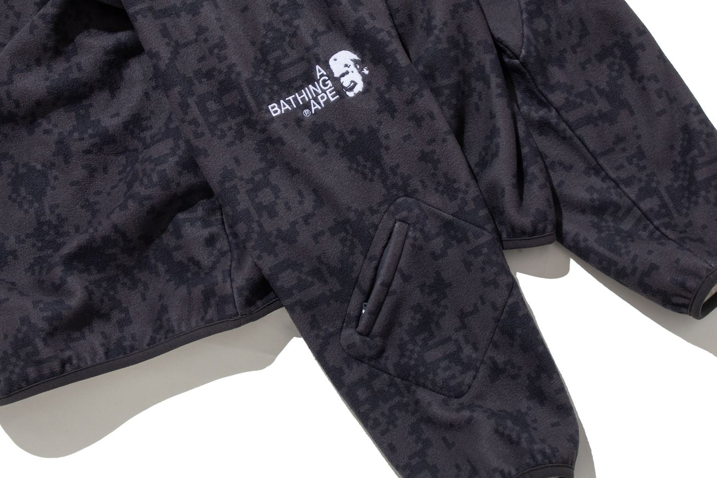 BAPE 【 BAPE BY KAZUKI KURAISHI 】 DIGITAL CAMO MOD SHARK HOODIE