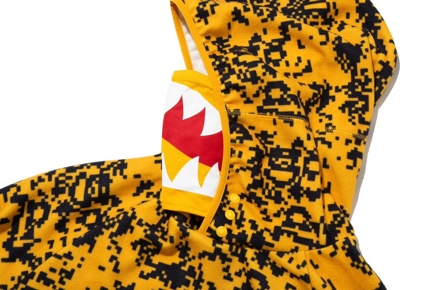 BAPE 【 BAPE BY KAZUKI KURAISHI 】 DIGITAL CAMO MOD SHARK HOODIE
