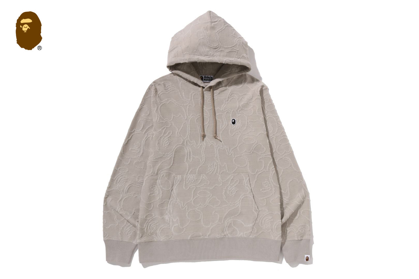 BAPE NEON CAMO JACQUARD PULLOVER HOODIE