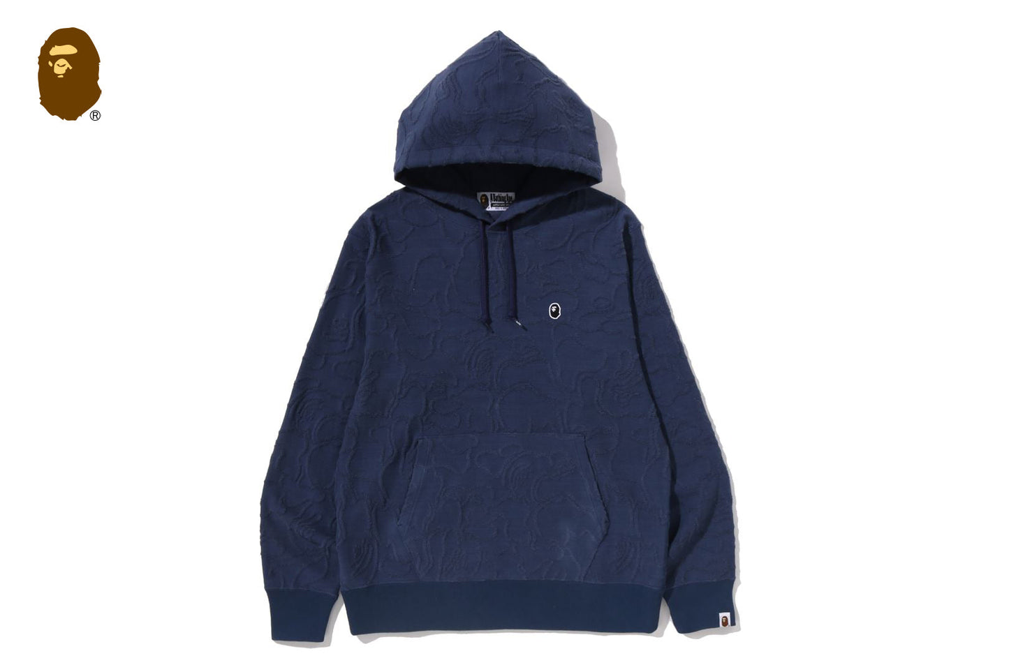 BAPE NEON CAMO JACQUARD PULLOVER HOODIE