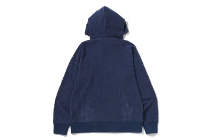 BAPE NEON CAMO JACQUARD PULLOVER HOODIE