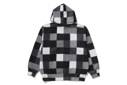 BAPE 多彩拼接連帽衫