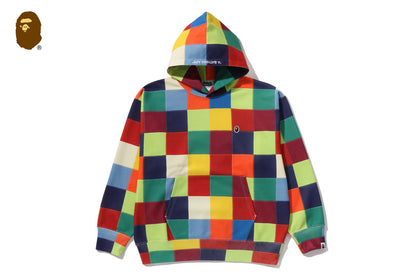 BAPE 多彩拼接連帽衫