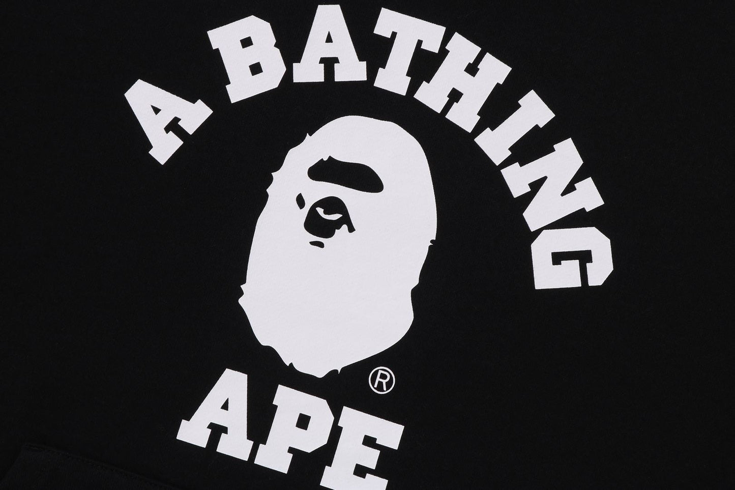 BAPE 大學風拉鍊帽衫