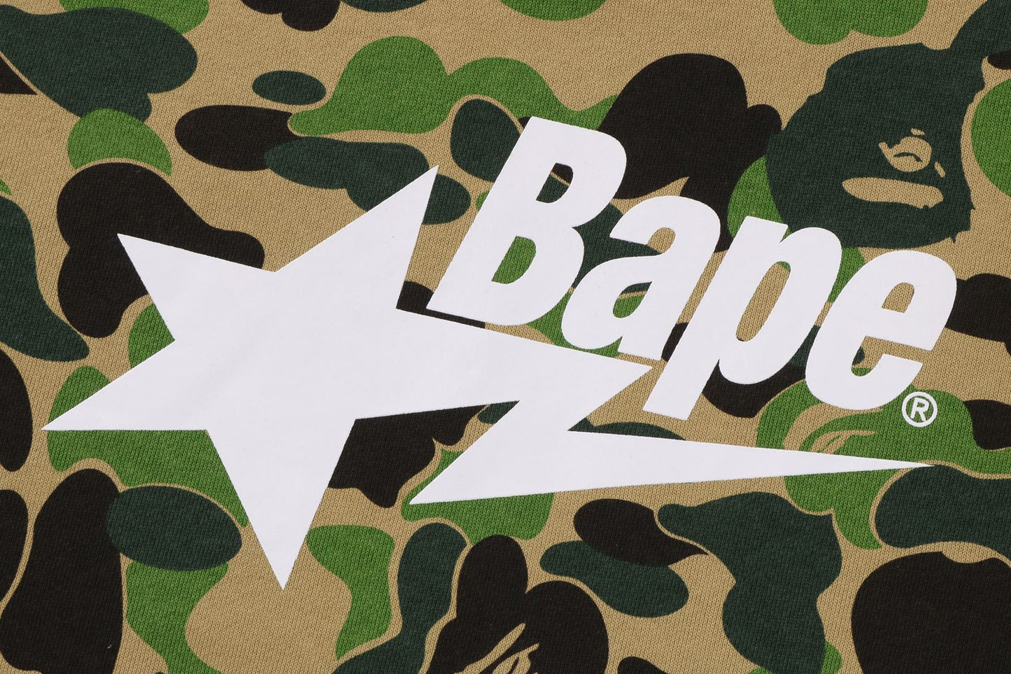BAPE ABC CAMO BAPE STA 套頭帽T