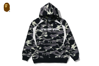 BAPE 螢幕迷彩足球標誌寬鬆版連帽衛衣