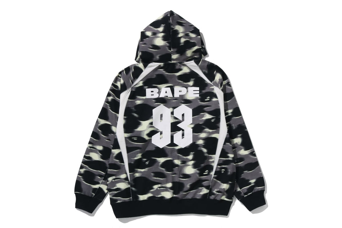 BAPE SCREEN CAMO 足球標誌寬鬆版連帽衫