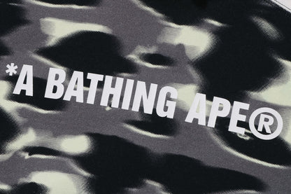 BAPE 螢幕迷彩足球標誌寬鬆版連帽衛衣