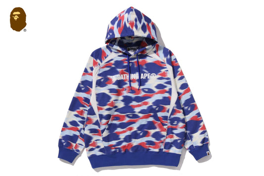 BAPE 螢幕迷彩足球標誌寬鬆版連帽衛衣