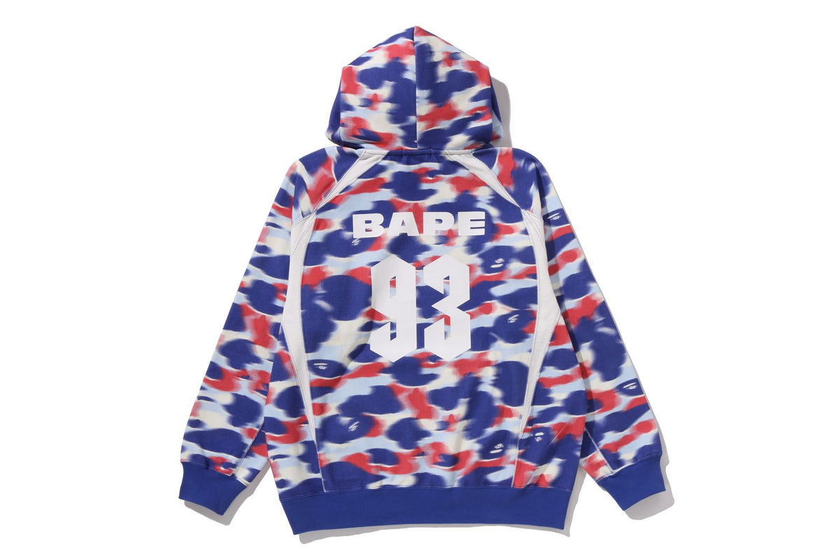 BAPE SCREEN CAMO 足球標誌寬鬆版連帽衫