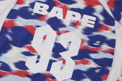 BAPE 螢幕迷彩足球標誌寬鬆版連帽衛衣