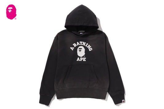BAPE 復古洗水大學連帽衛衣