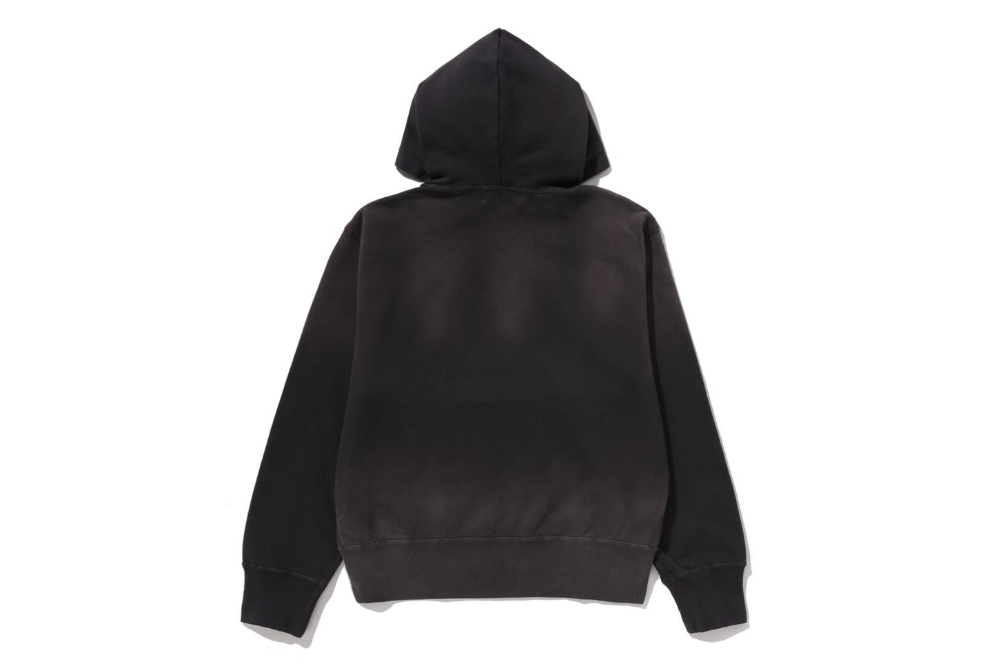 BAPE 復古洗水大學風拉鍊帽衫