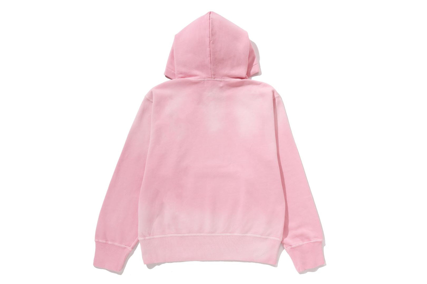 BAPE 復古洗水大學風拉鍊帽衫