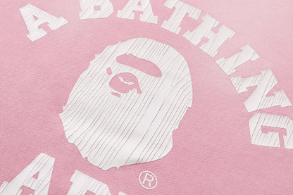 BAPE 復古洗水大學風拉鍊帽衫