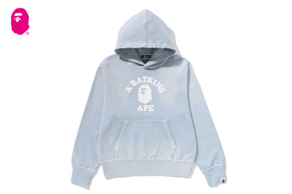 BAPE 復古洗水大學風拉鍊帽衫